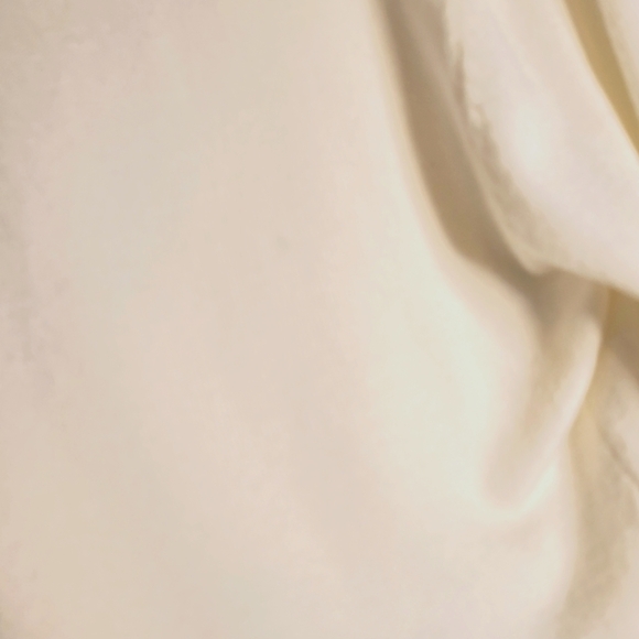 COLORI Long Sleeve Off-White Sweater with Frills Size Small - Picture 7 of 12